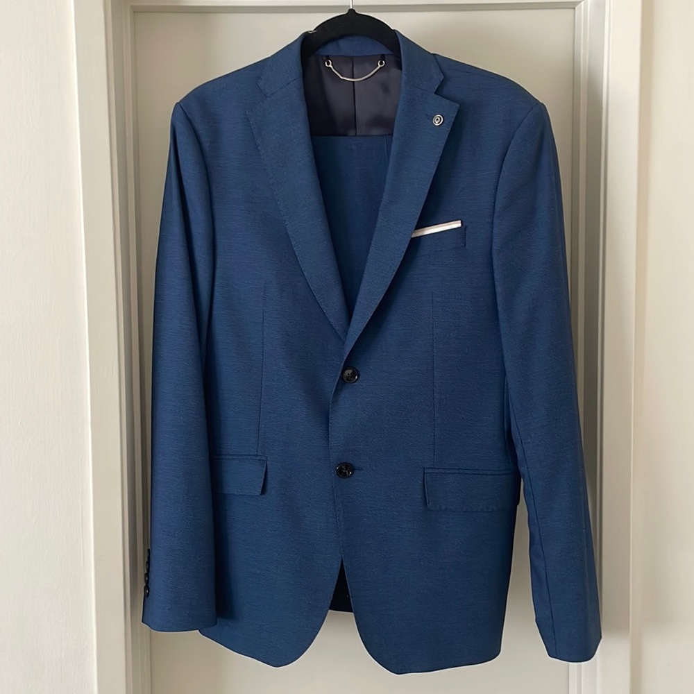 Zara Men’s Slim Fit Suit, Jacket + Pants